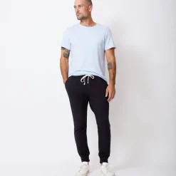 MONROW Men's Supersoft Fleece Joggers - Faded Black Color FADEDBLACK Best